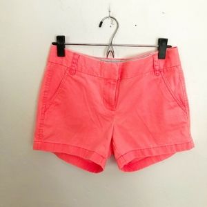 J. Crew Women Coral 3" Chino short